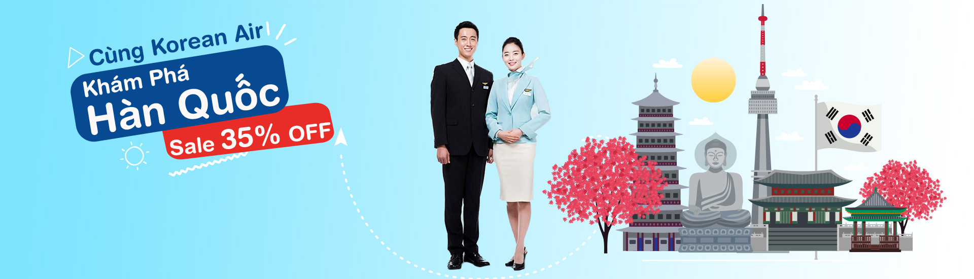 Vé máy bay korean air gia re 2022